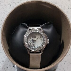 Disney Silver Crystal Mickey Mouse Watch